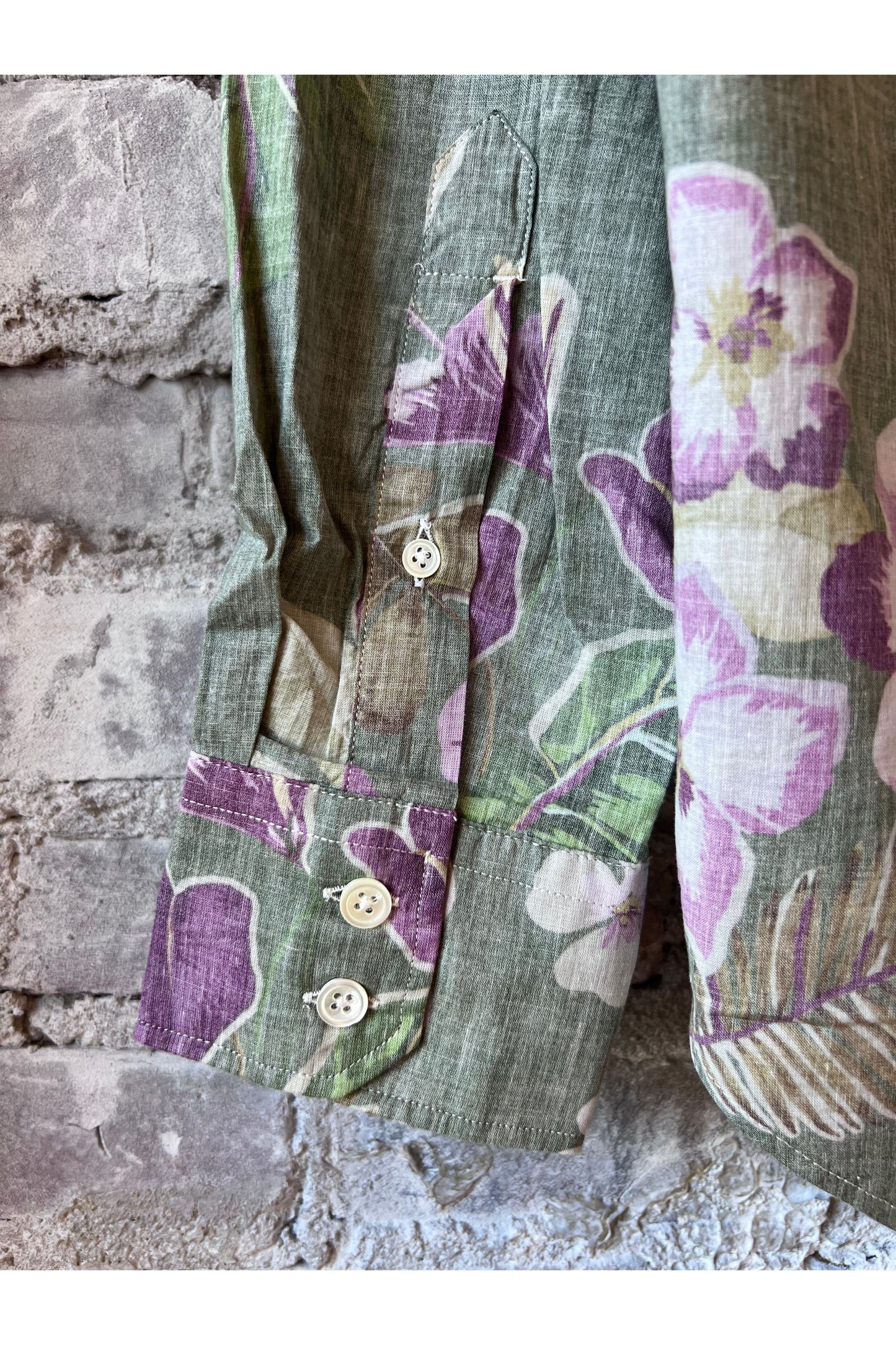 Paul Hawaiian Print Cotton Shirt - Army - DUNE + SALT