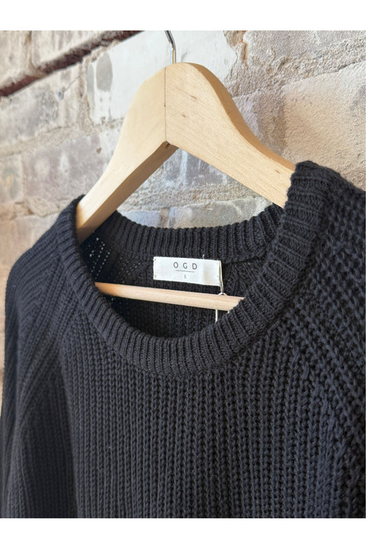Raleigh Pullover - Black - DUNE + SALT