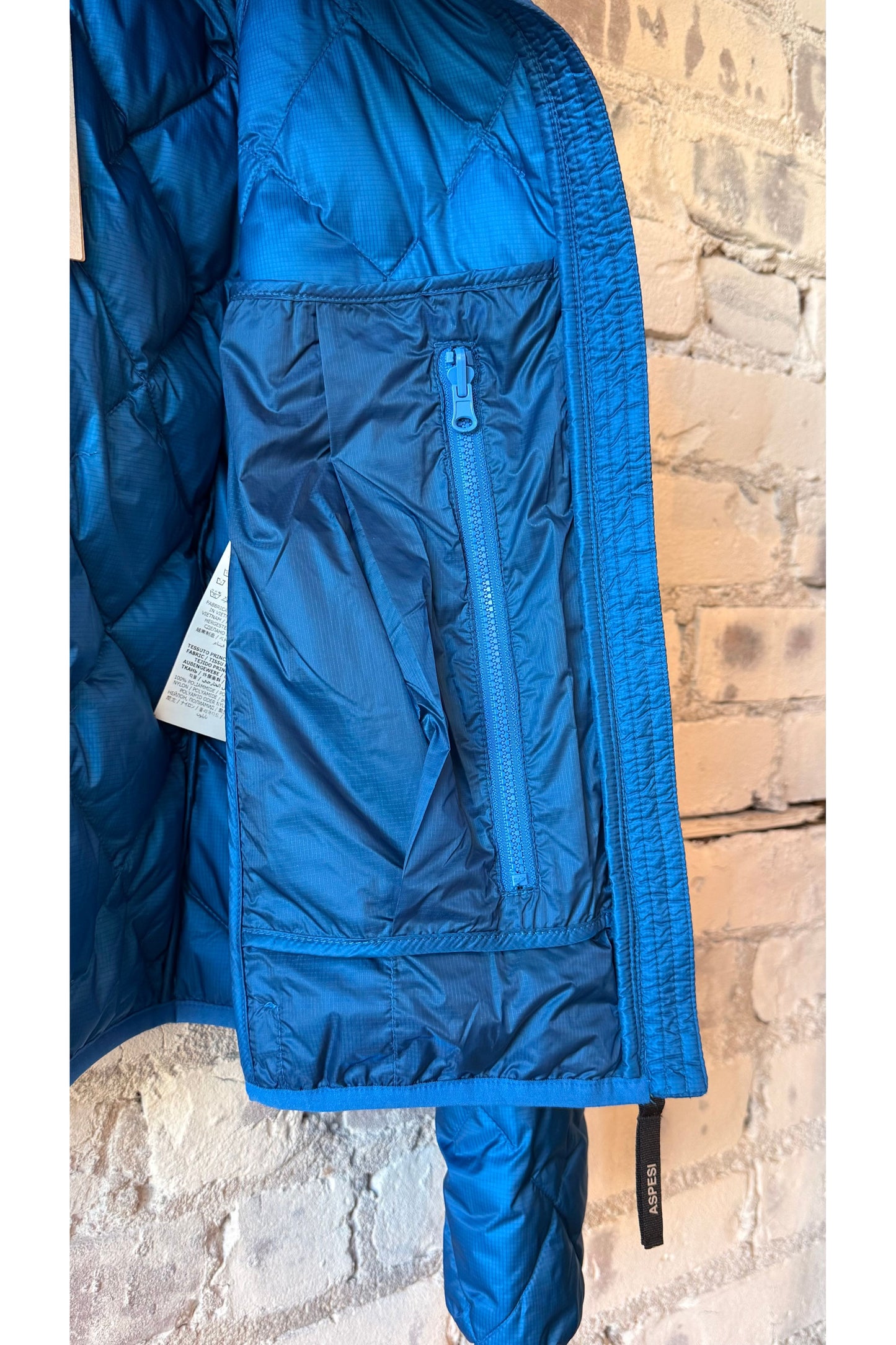Ginger Nylon Ripstop Jacket - Azzurro - DUNE + SALT