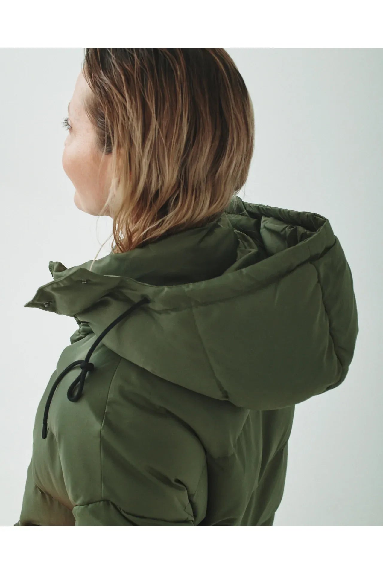 06 Long Puffer - Military/Orange - DUNE + SALT