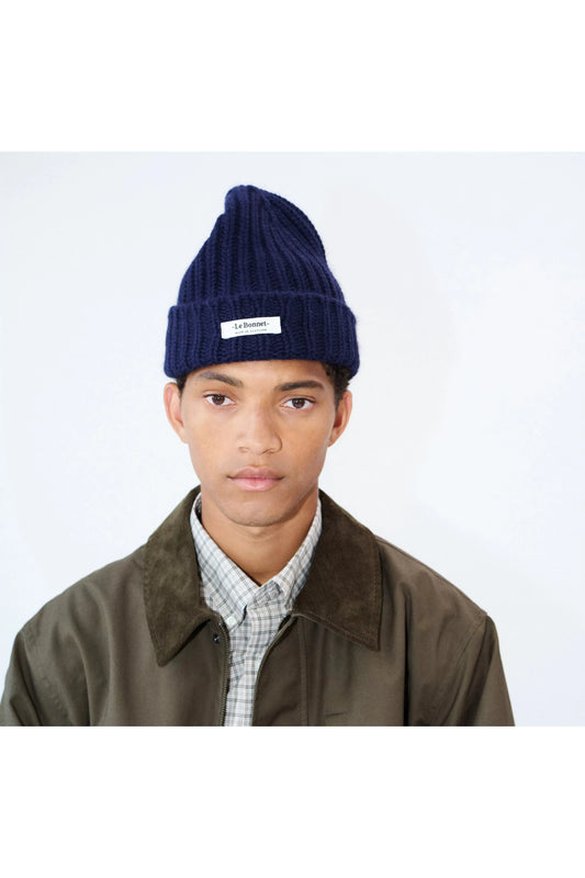 Le Bonnet Logo Beanie - Midnight - DUNE + SALT