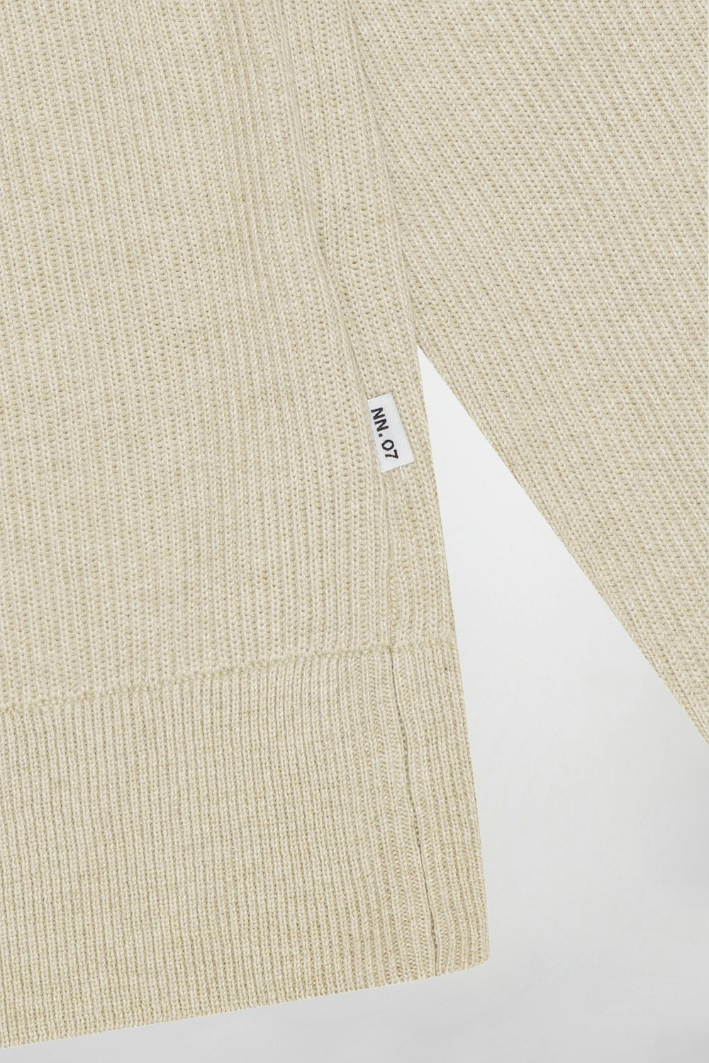 Kevin Rib Knitted Sweater - Khaki Beige - DUNE + SALT