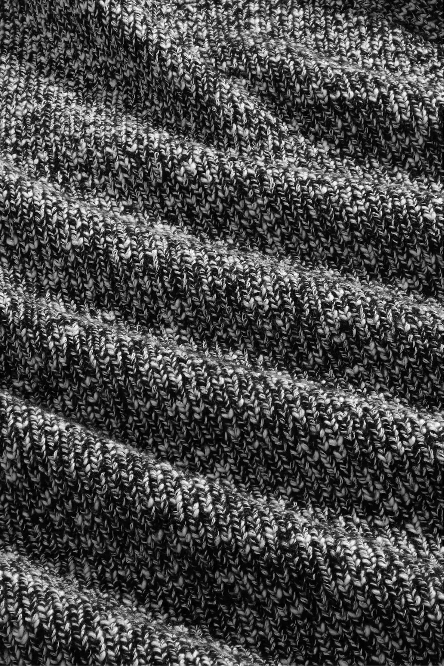 Jacobo Boucle Yarn Sweater - Black - DUNE + SALT