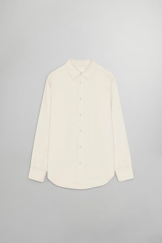 Colby Viscose-Blend Shirt - Ivory - DUNE + SALT