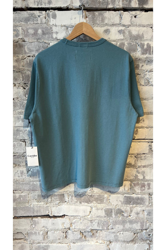 Garment Dyed Tee - Aegean Blue - DUNE + SALT