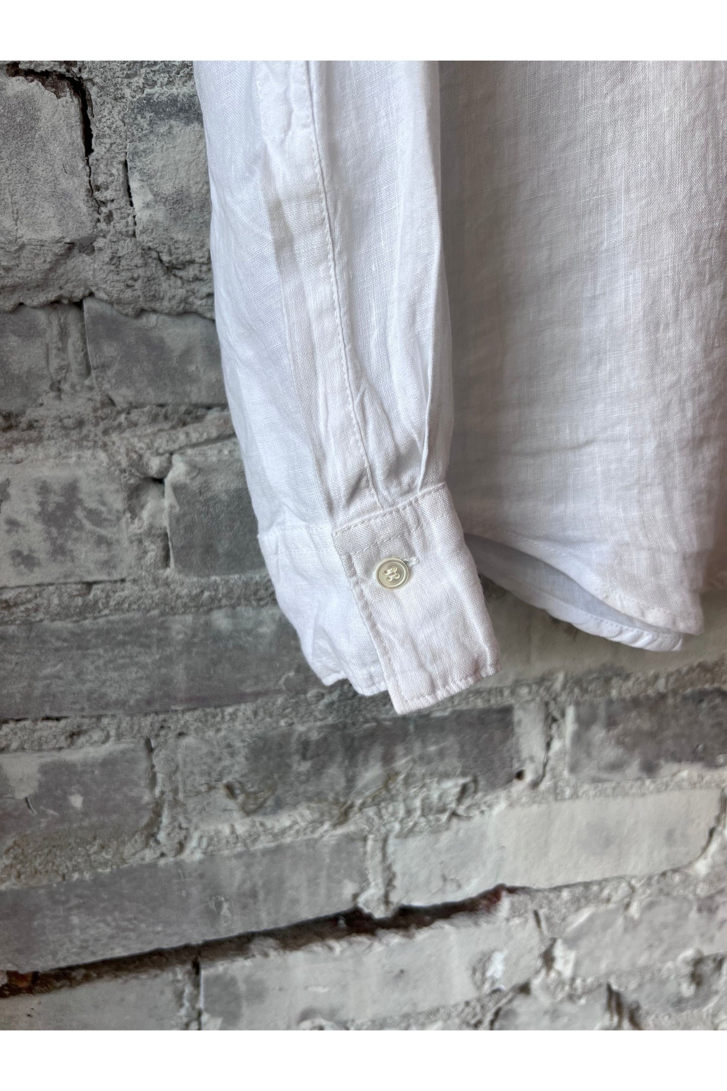 Coraz Linen Shirt - White - DUNE + SALT