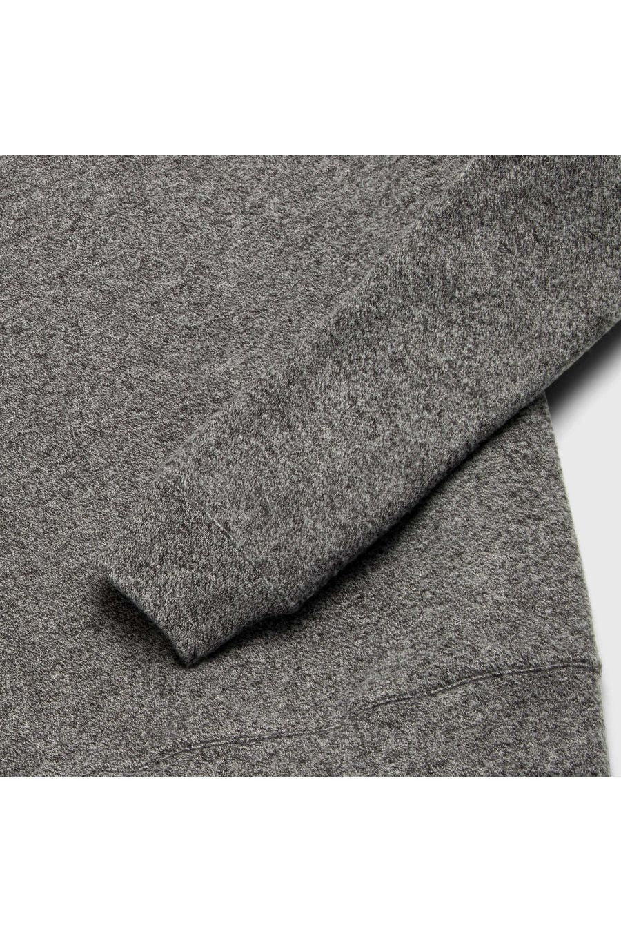 Butch Cashmist Crewneck - Charcoal Heather - DUNE + SALT