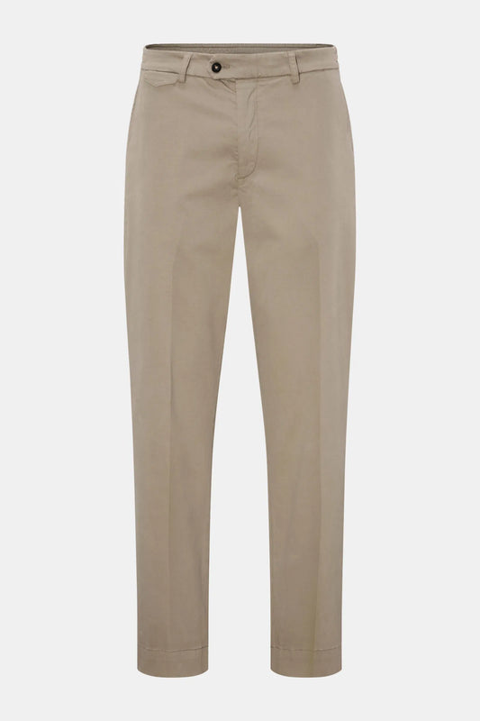 Cotton Sateen Flex Pant - Taupe - DUNE + SALT