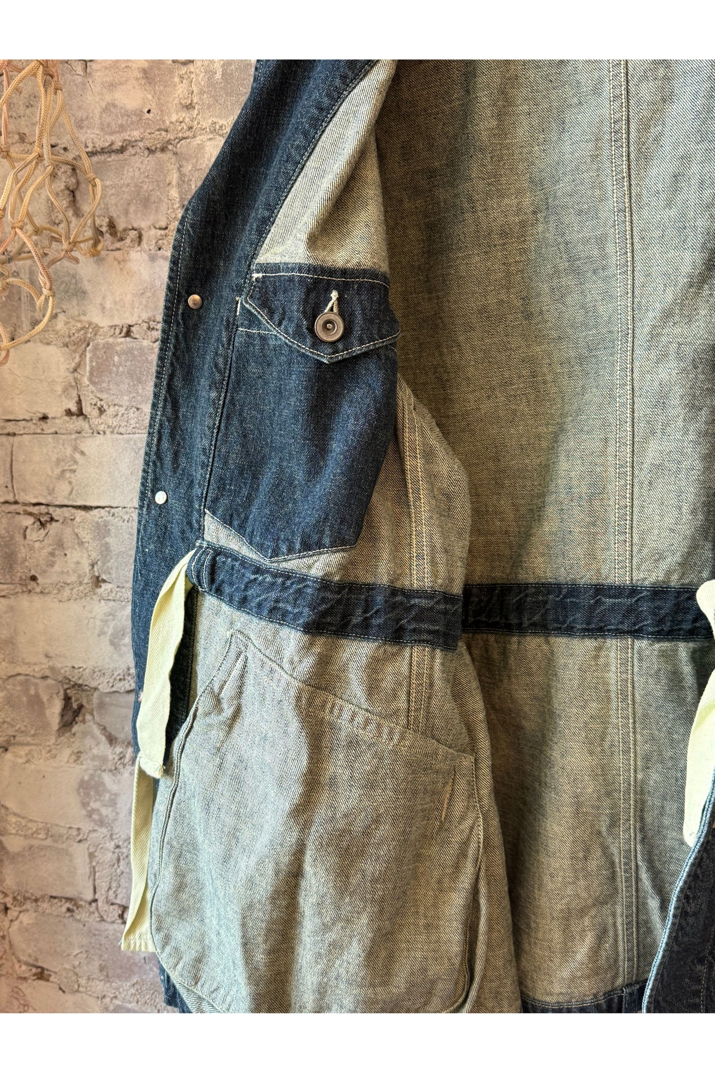 11 oz CO/LI Denim Coverall Jacket - Navy - DUNE + SALT