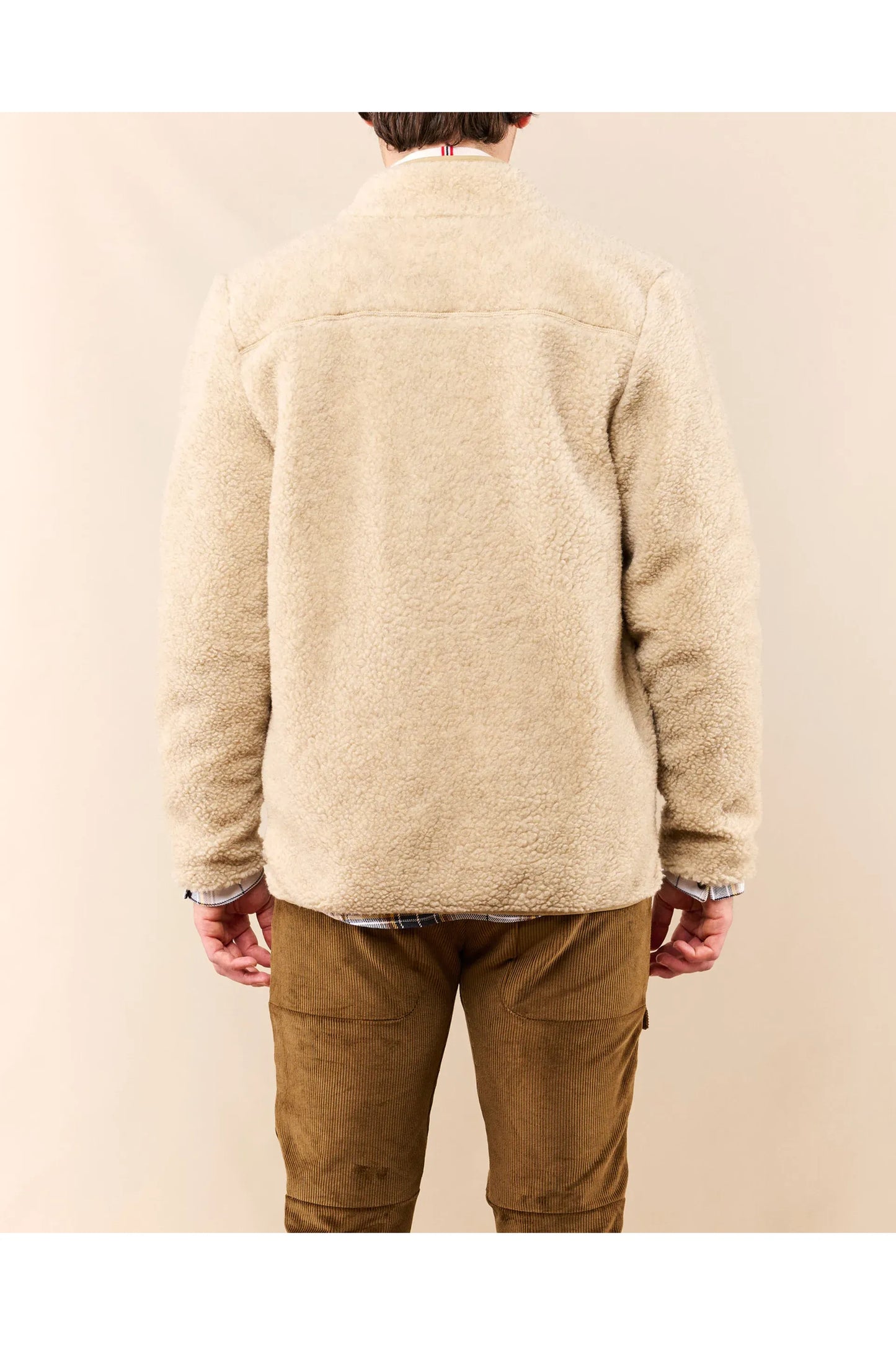 Men's Heroes Wool Fleece Jacket - Natural