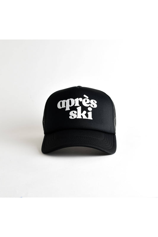 Après Ski Recycled Trucker Hat - Black - DUNE + SALT
