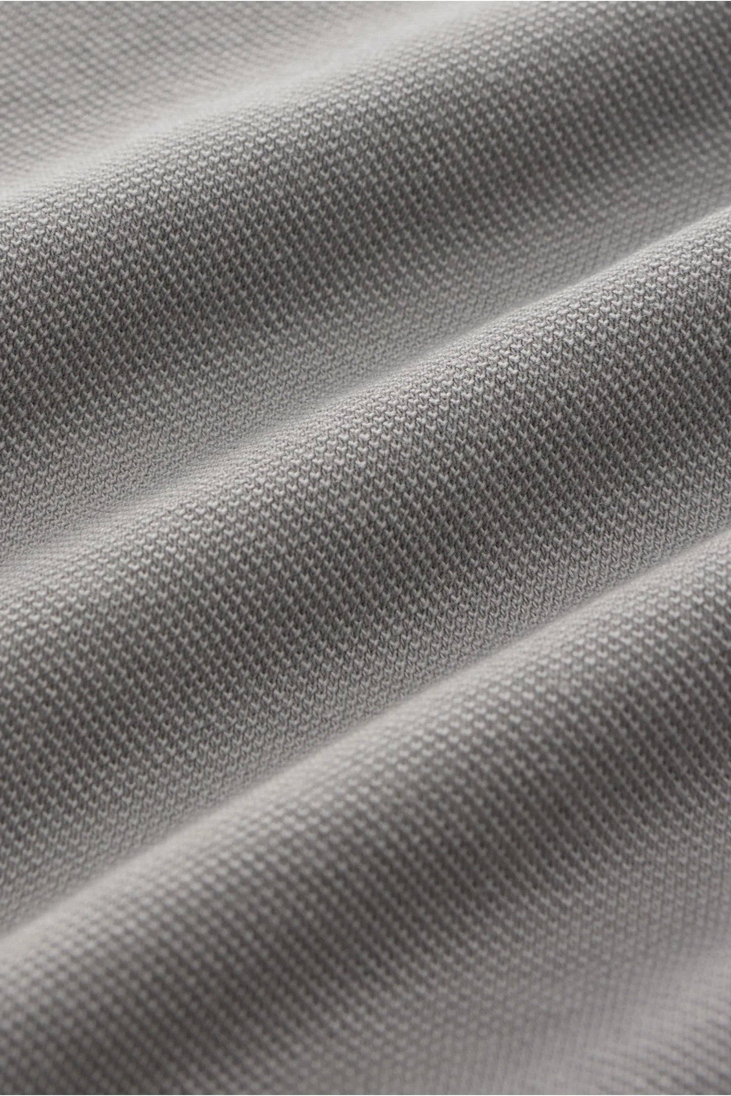 Piqué Slim Collar Shirt - Grey - DUNE + SALT