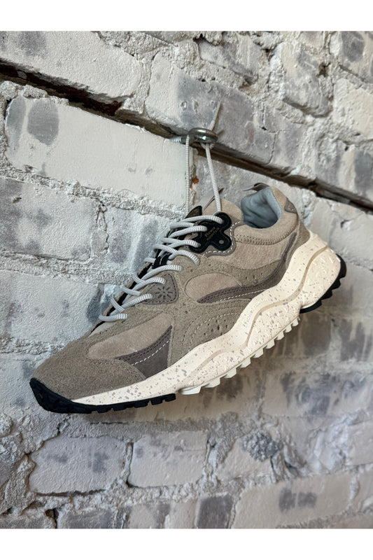 Wave Men's Hairy Velour Sneaker - Dove - DUNE + SALT