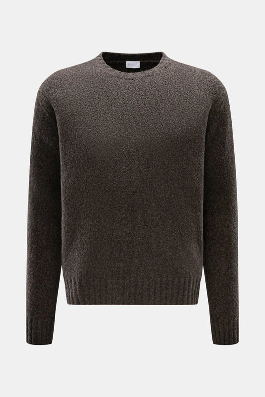 Grainy Crewneck Jumper - Coffee - DUNE + SALT