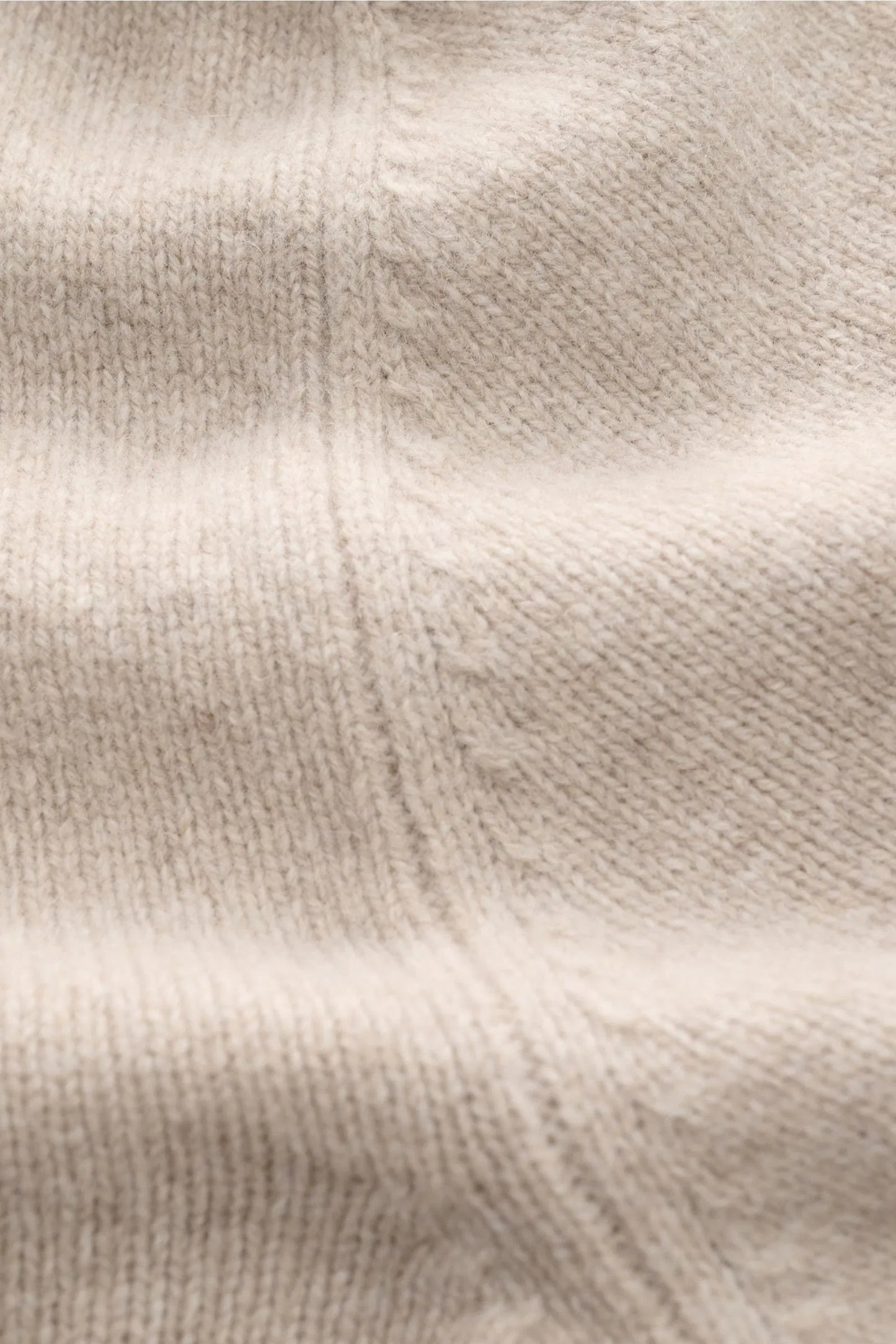 Cashmere/Wool Pocket Crew - Beige - DUNE + SALT