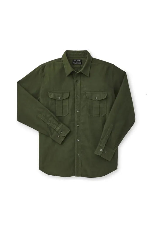 Moleskin Seattle Shirt - Dark Olive - DUNE + SALT