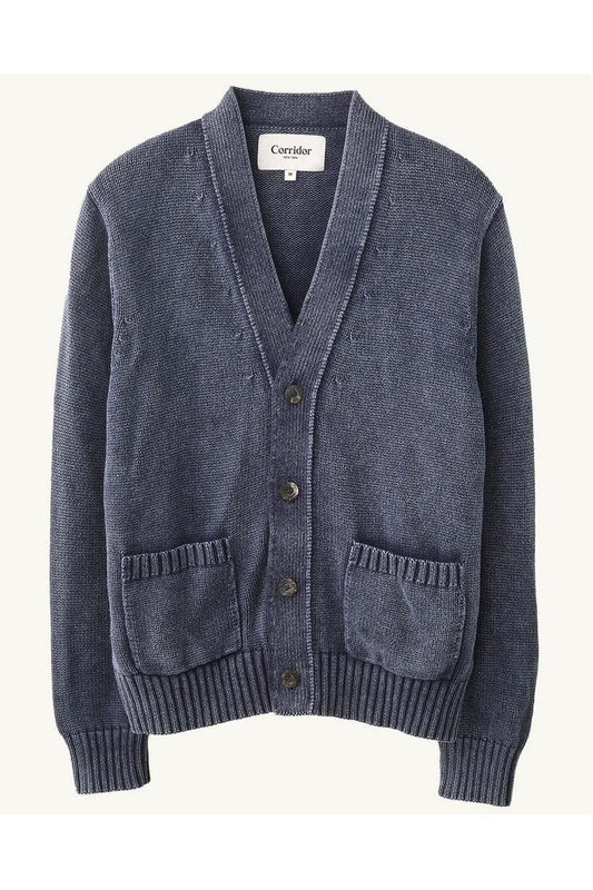 Acid Wash Cardigan - Midnight - DUNE + SALT