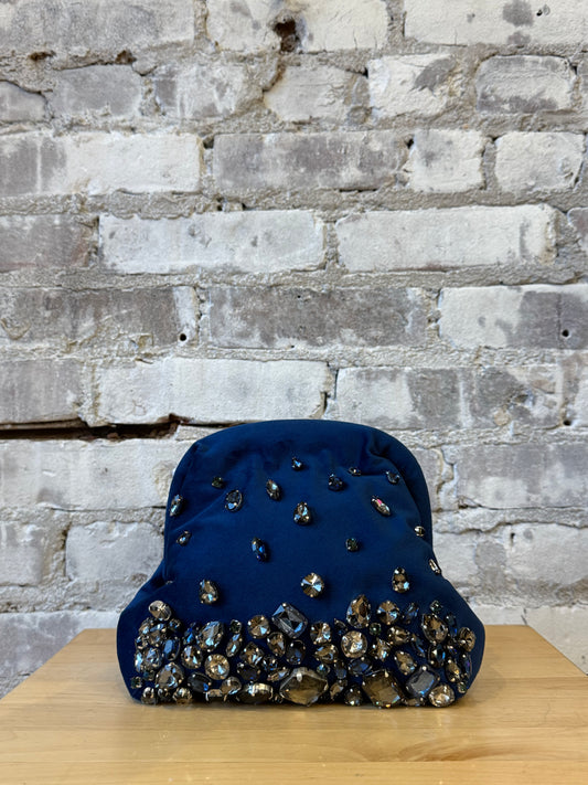 Pepita Clutch - Blue