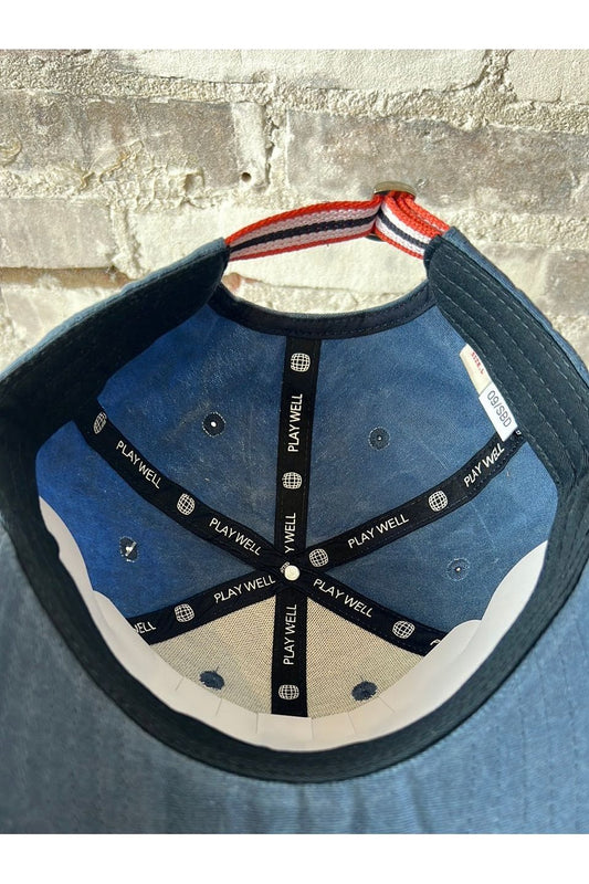 Waxed Cotton Cap - Faded Navy - DUNE + SALT