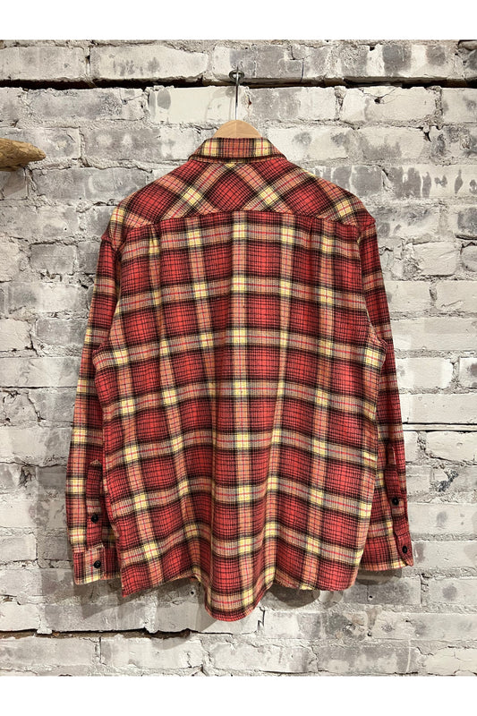 P's Vintage Japanese Flannel - Yellow/Pink - DUNE + SALT