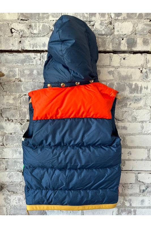 SUPERVINTAGE NYLON MIXUP CANYONKID PUFFY VEST - Mixup - DUNE + SALT