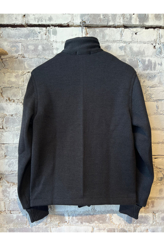 Lined Submariner Sweater Coat - Dark Charcoal - DUNE + SALT