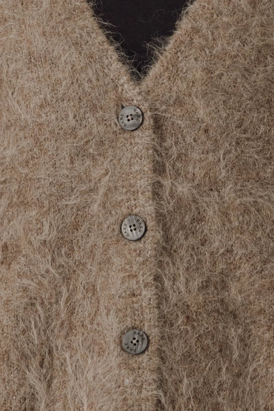 Suri Alpaca Cardigan - Taupe - DUNE + SALT