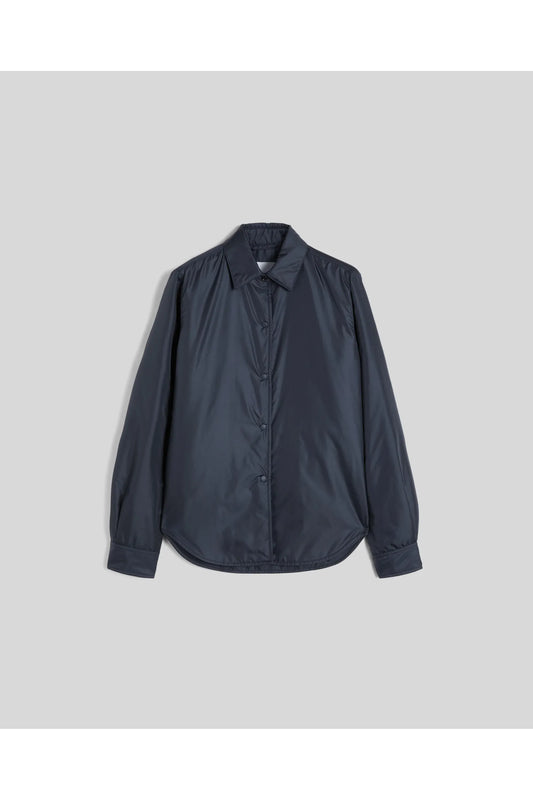 Padded Nylon Overshirt - Navy - DUNE + SALT