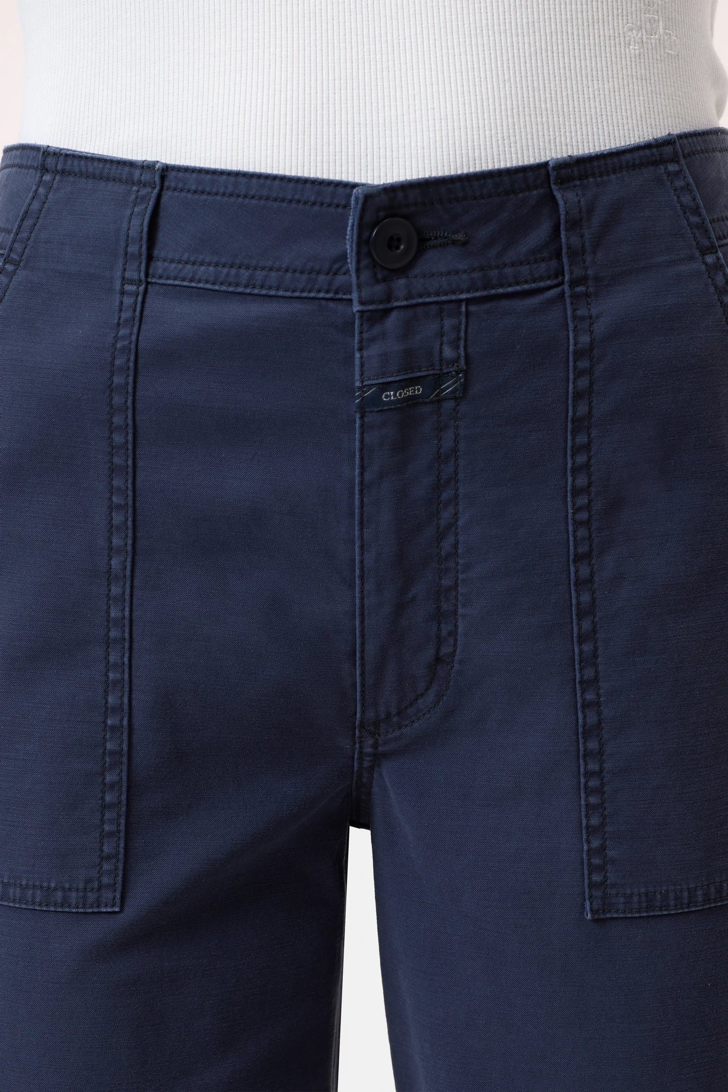 Aria Flared Chino Pant - Dark Night - DUNE + SALT