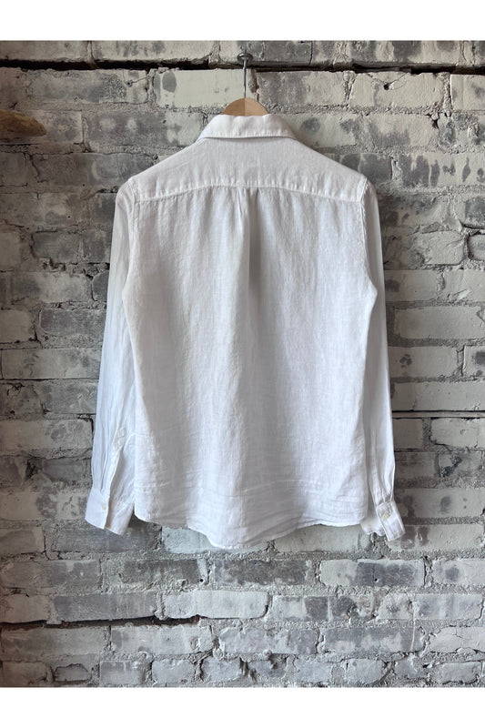 Coraz Linen Shirt - White - DUNE + SALT