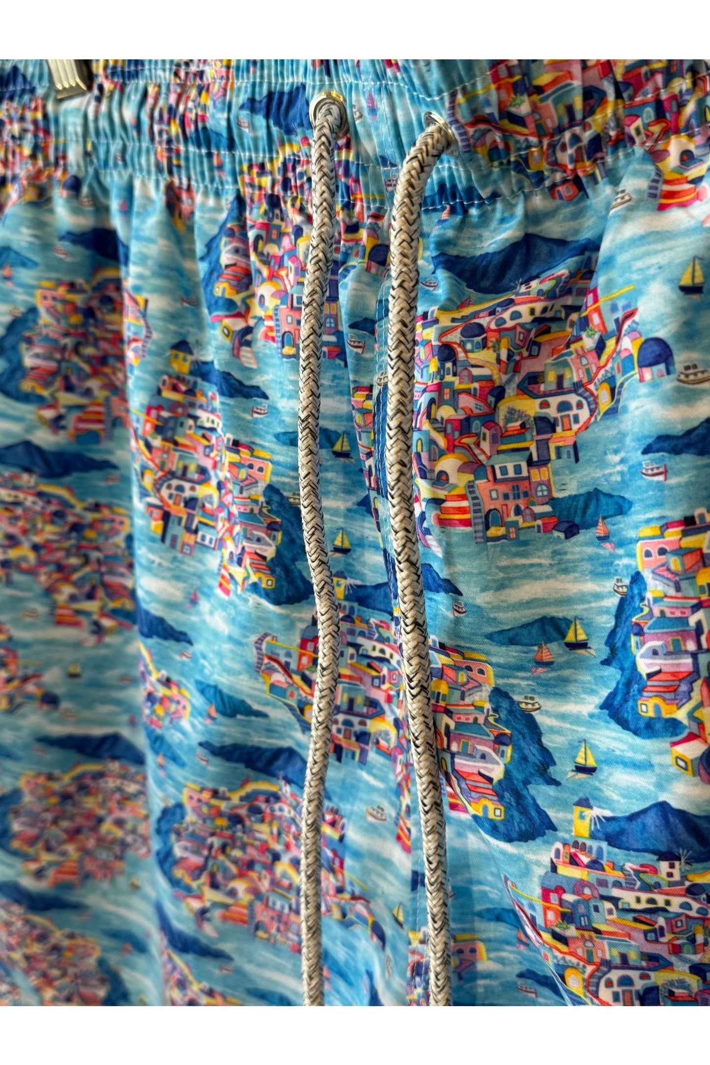 Cyclist Liner Swim Trunks - Santorini Multi - DUNE + SALT