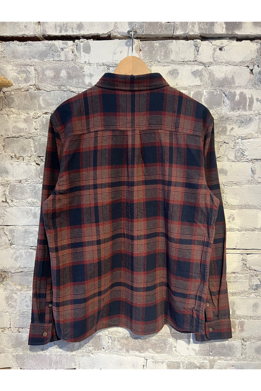 Tahoe Flannel Shirt - Navy Warm Plaid - DUNE + SALT