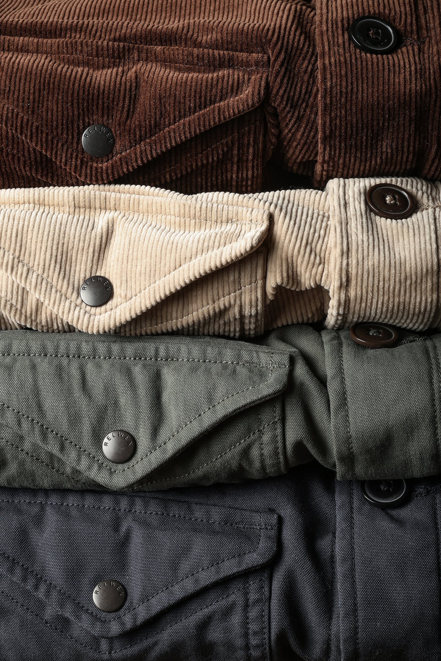 Piled-Lined Chore Coat - Forest Canvas - DUNE + SALT