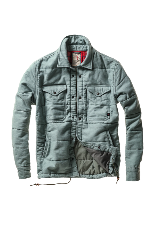 Moleskin Snap CPO - Seahaze - DUNE + SALT