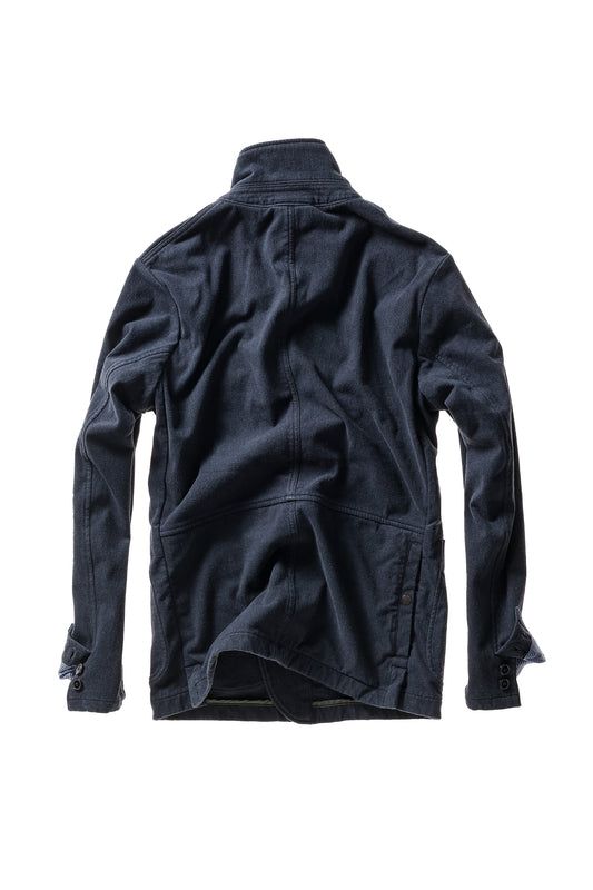Moleskin Trap Blazer - Dark Navy