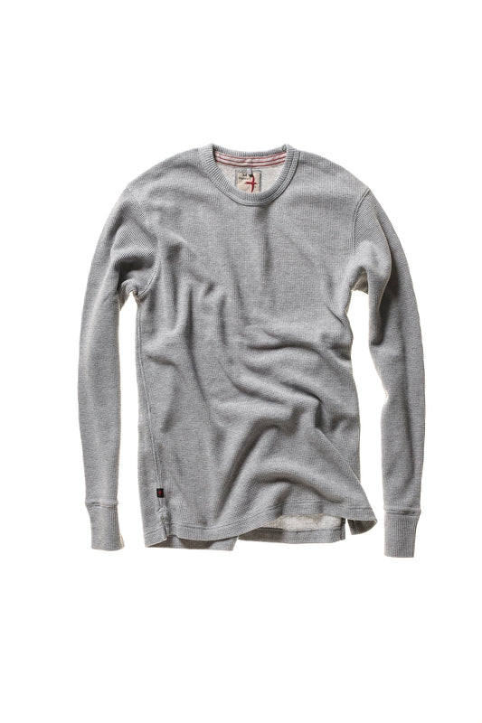 Bi-Waffle Crew - Pale Grey - DUNE + SALT