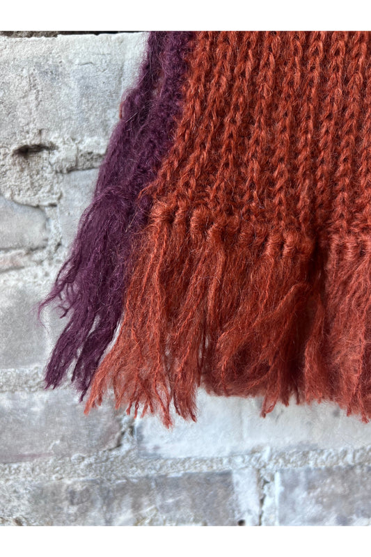 Mohair Scarf - Orange - DUNE + SALT