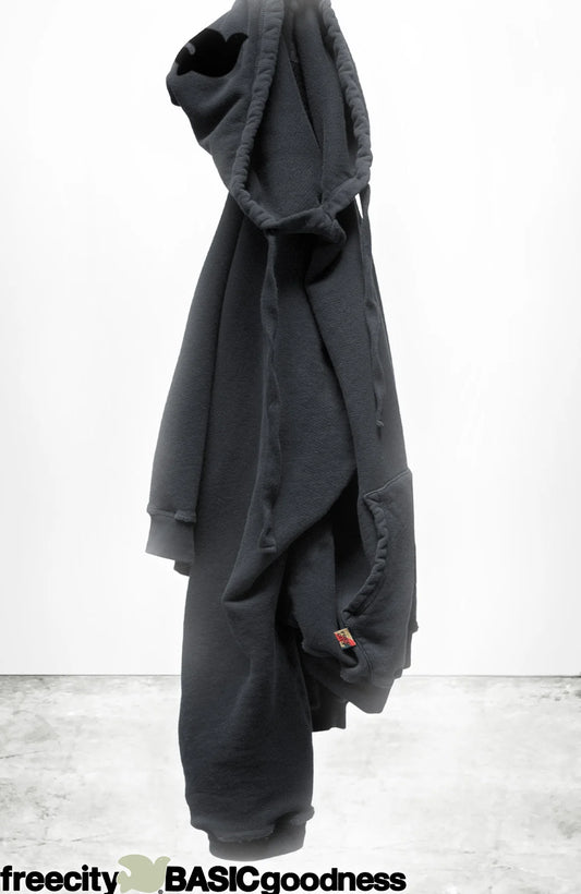 BASICGOODNESS Light-Terry/Fluff Hoodie - Volcano