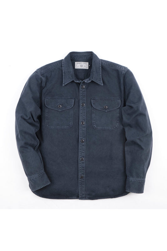 Utility Twill Shirt - Navy - DUNE + SALT