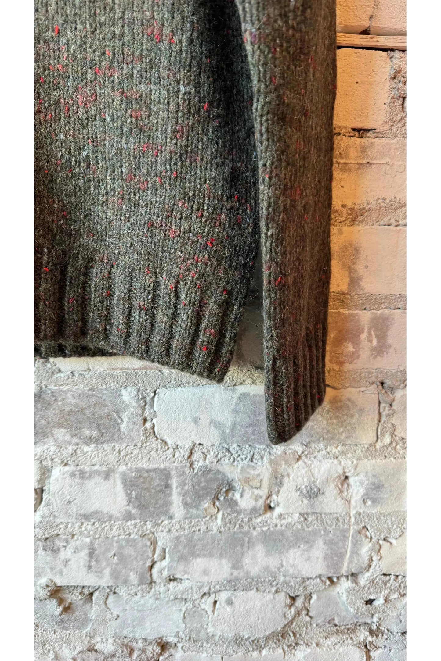 Chunky Cardigan - Olive - DUNE + SALT