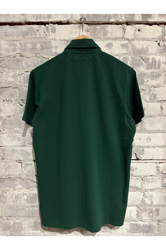 Pique Slot Polo - Forest Green - DUNE + SALT