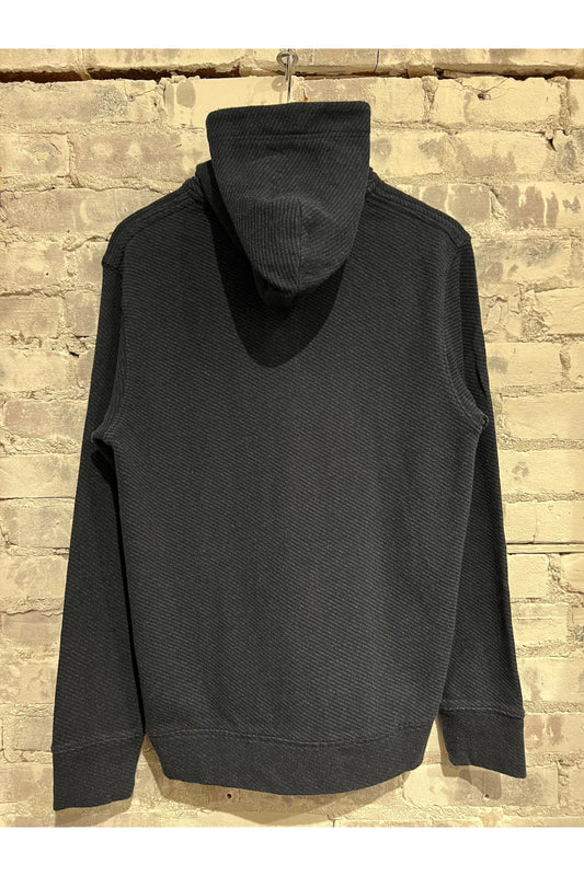 French-Twill Hoodie - Navy Marl - DUNE + SALT