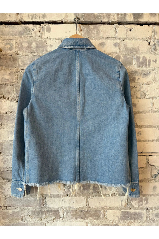 Denim Shirt Jacket - Light Blue - DUNE + SALT