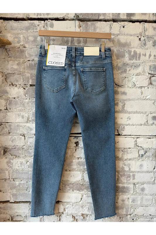 Baker Super Stretch Skinny Jean - Mid Blue - DUNE + SALT