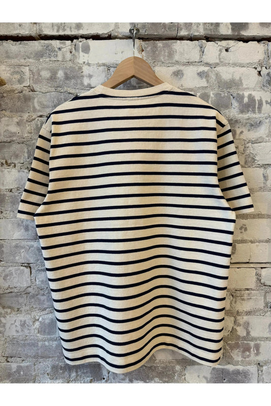 Cotton Striped T-Shirt - Ivory - DUNE + SALT