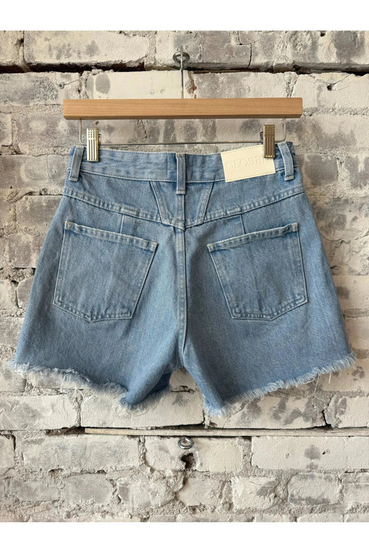 Jocy-X Denim Shorts - Light Blue - DUNE + SALT
