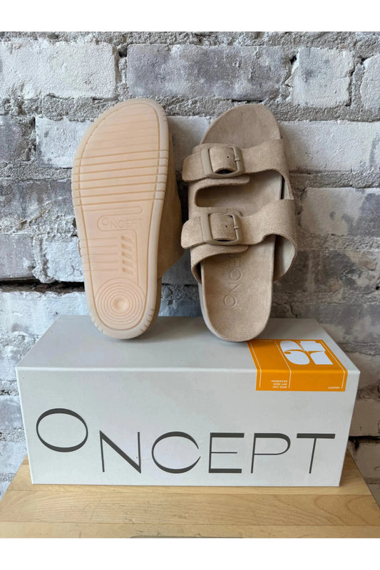 Savannah Hydro-Suede Slide - Sand Castle - DUNE + SALT