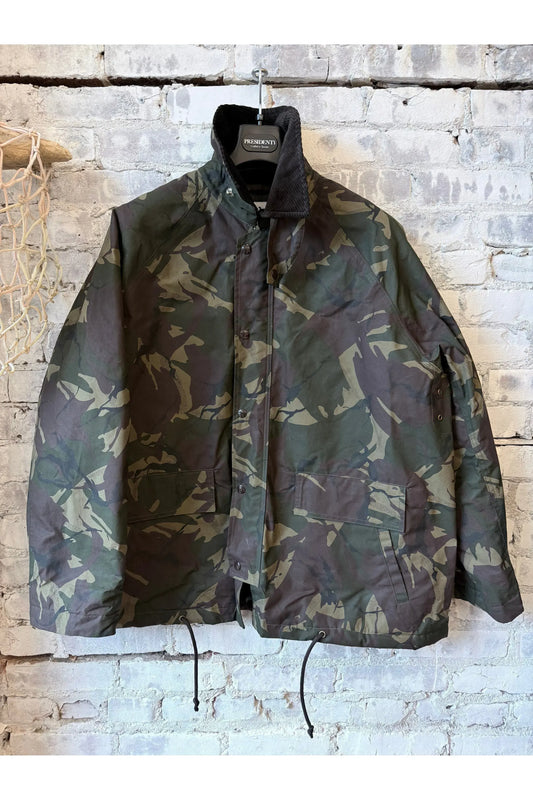 High Groove Wax Jacket - Brown Forest Camo - DUNE + SALT