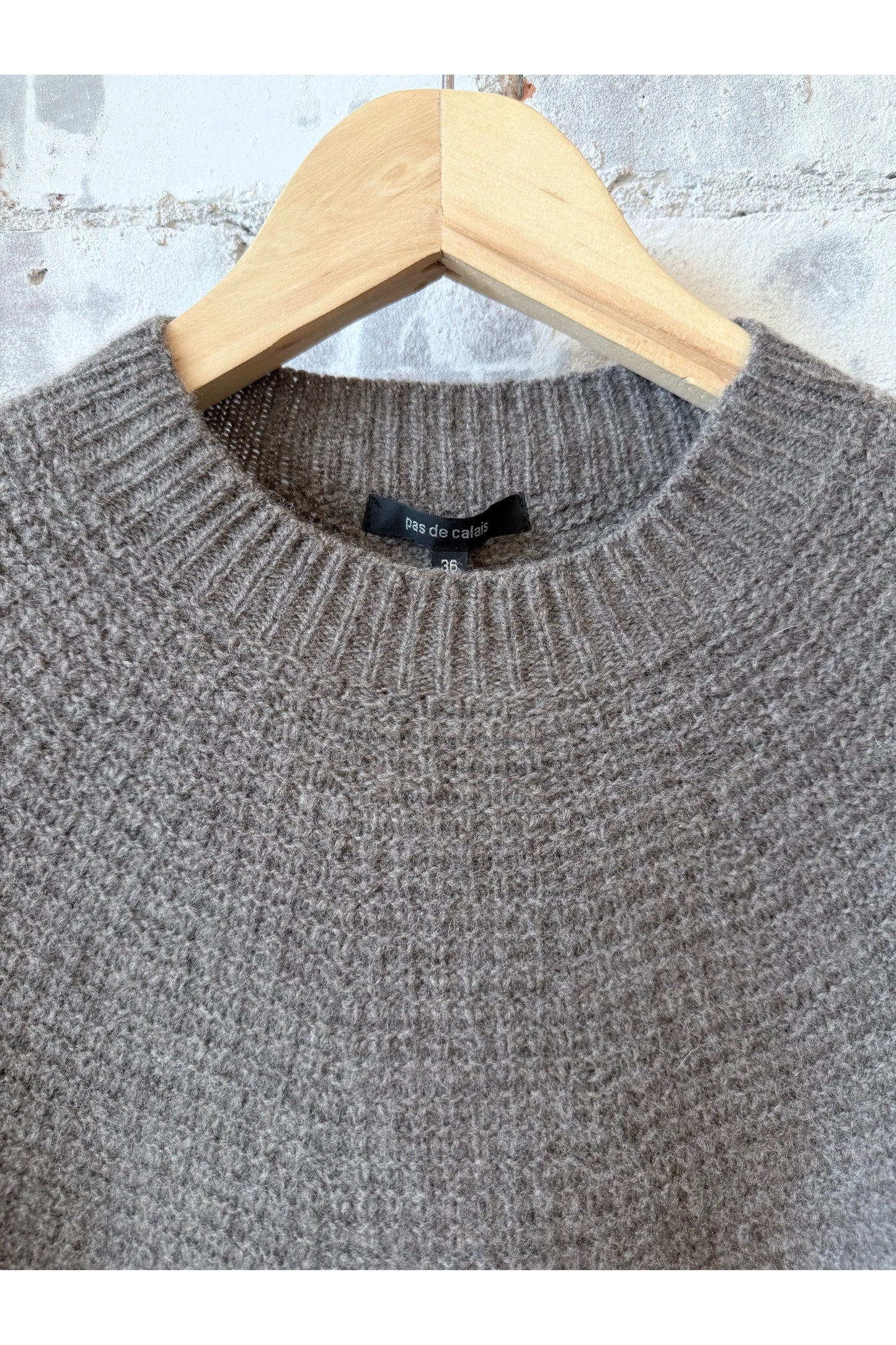Wool Cashmere Pullover - Greige - DUNE + SALT