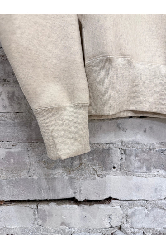 L/S Cotton Tencel Brushed Fleece Hoodie - Oat - DUNE + SALT